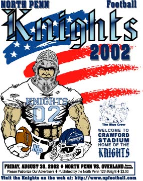 2002 North Penn Football Program Cover