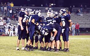Offense in Huddle