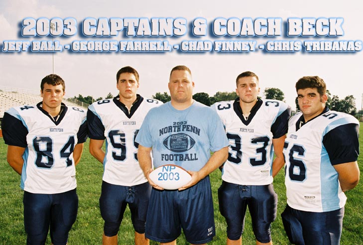 Captains with Coach Beck